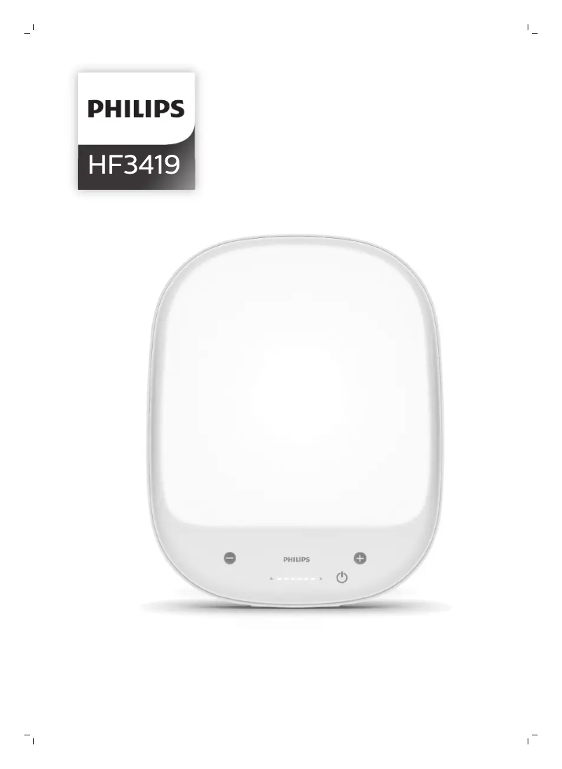 First page image of the manual for EnergyUp HF3419