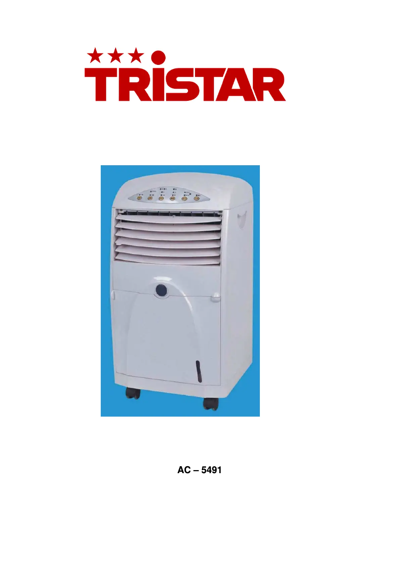 First page image of the manual for AC-5491