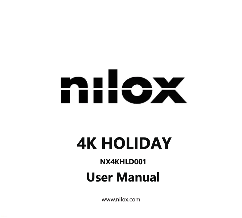 Page 1 of the manual User Manual Nilox V1 Flip