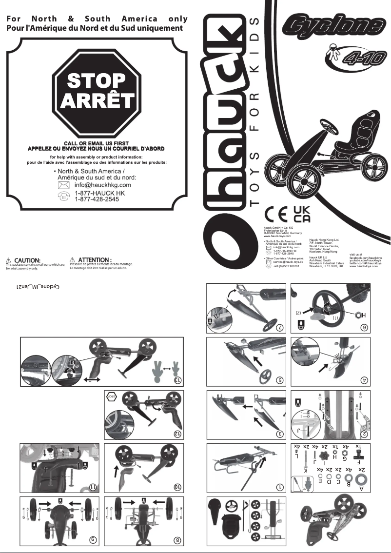 First page image of the manual for Cyclone