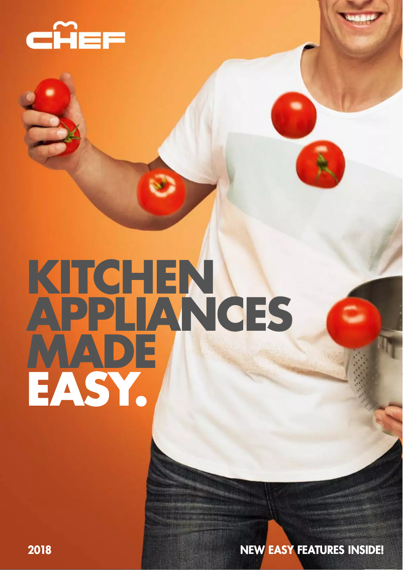 Page 1 of the manual Brochure Chef CS910CS