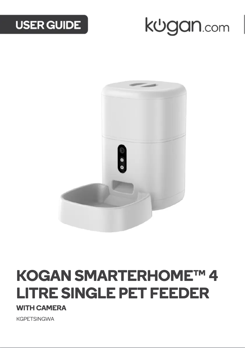 Page 1 of the manual User Manual Kogan KGPETSINGWA