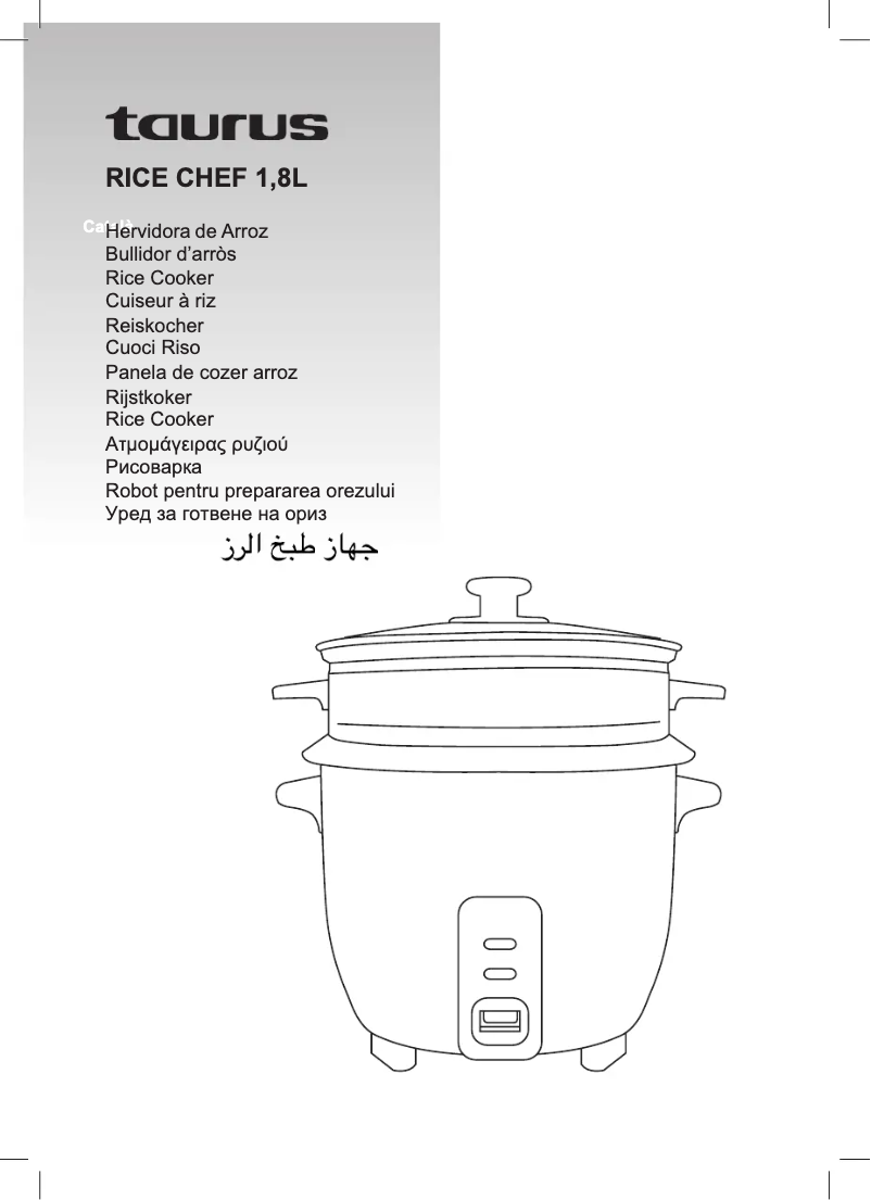 First page image of the manual for Rice Chef