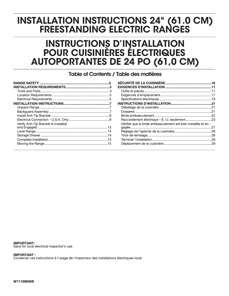 Page 1 of the manual User Manual Whirlpool WFE500M4HS