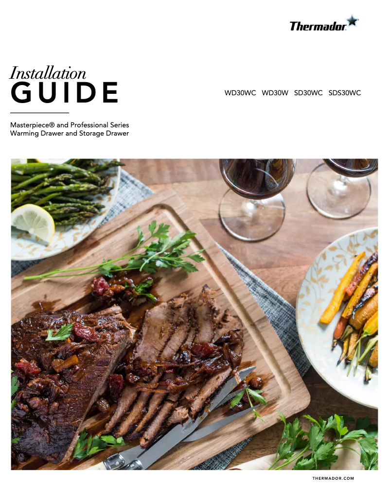 First page image of the manual for SDS30WC