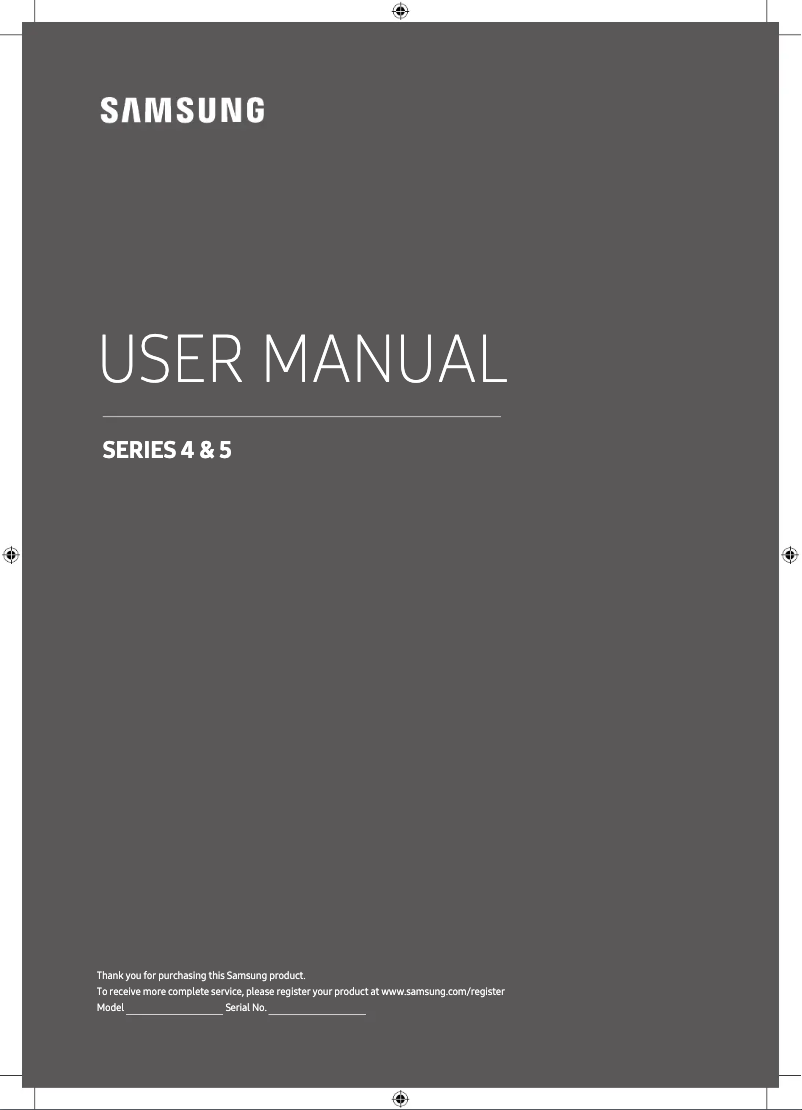 First page image of the manual for UA32M4200DR