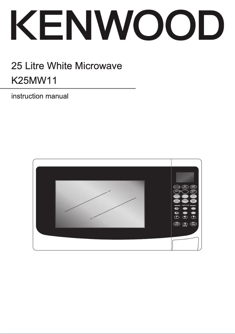 First page image of the manual for K25MW11