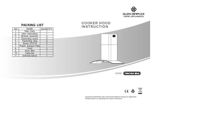 First page image of the manual for CHIM70 MK2