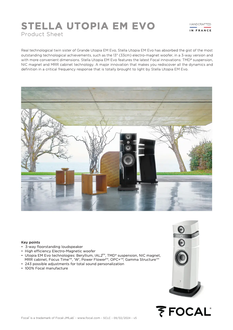 First page image of the manual for Stella Utopia EM Evo