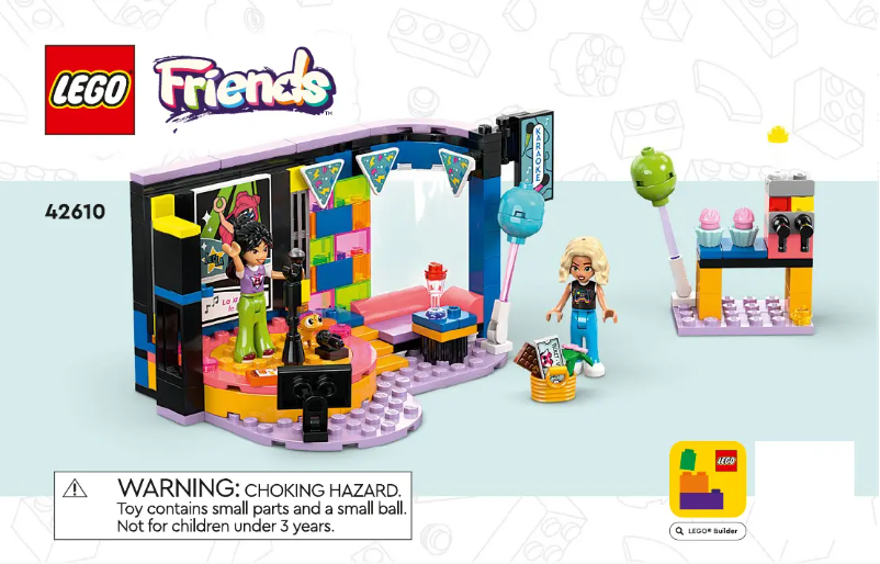 Page 1 of the manual Visual Instructions Lego Friends 42610