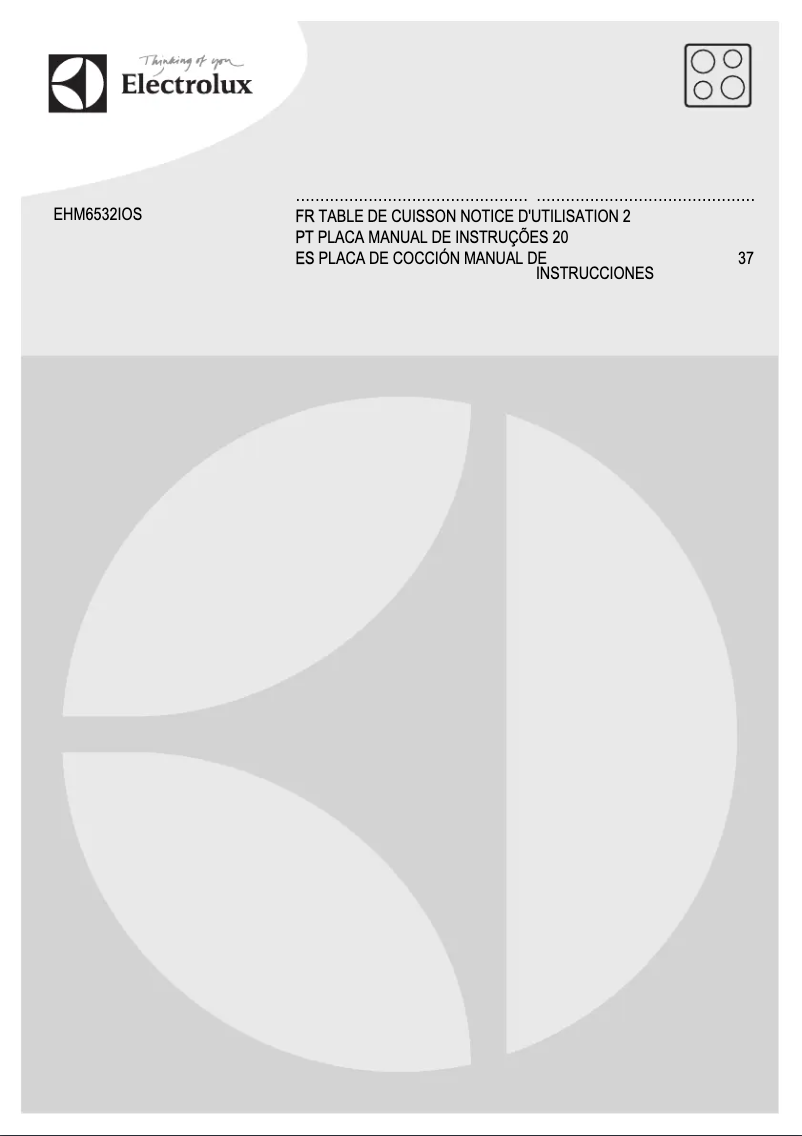 First page image of the manual for EHM6532IOS