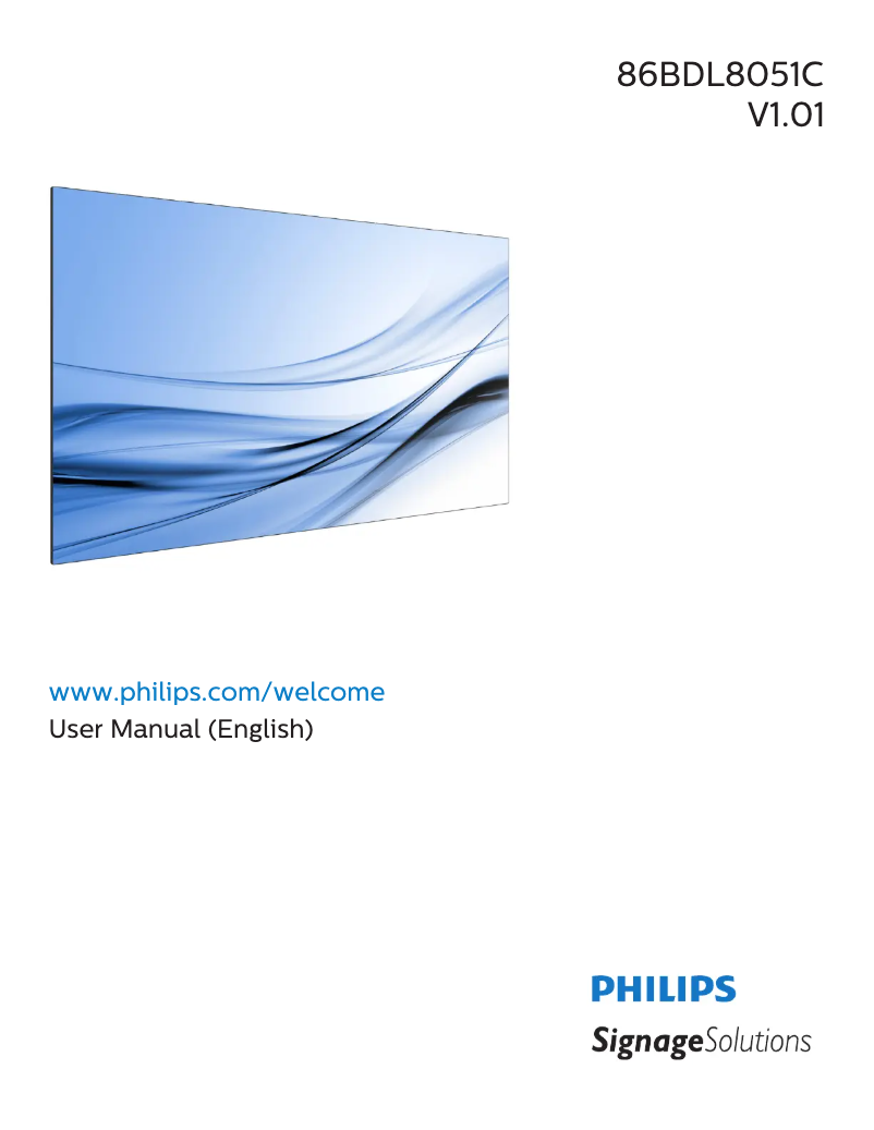 First page image of the manual for 86BDL8051C