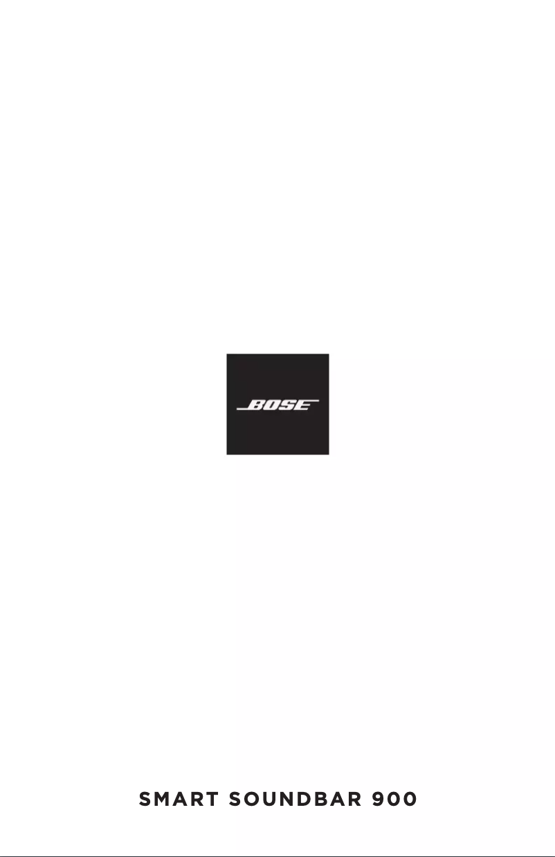 First page image of the manual for Smart Soundbar 900