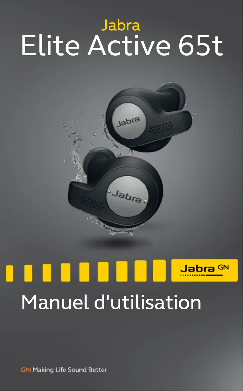 Page 1 de la notice Manuel utilisateur Jabra Elite Active 65t