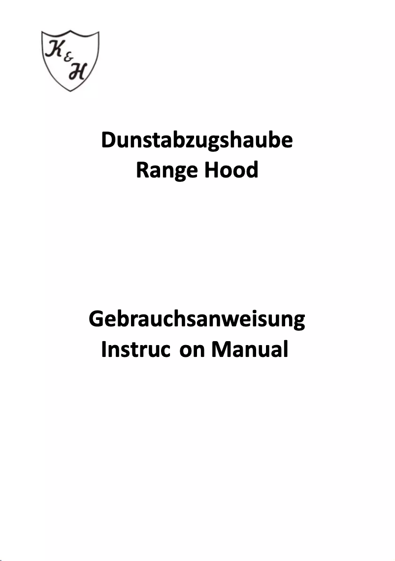 Page 1 of the manual User Manual K&H PS-90