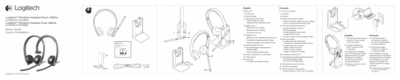 First page image of the manual for H820e