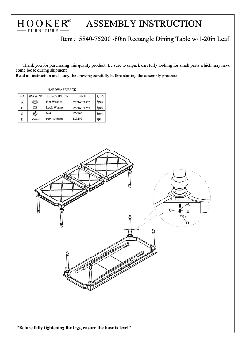 First page image of the manual for 5840-75200-80
