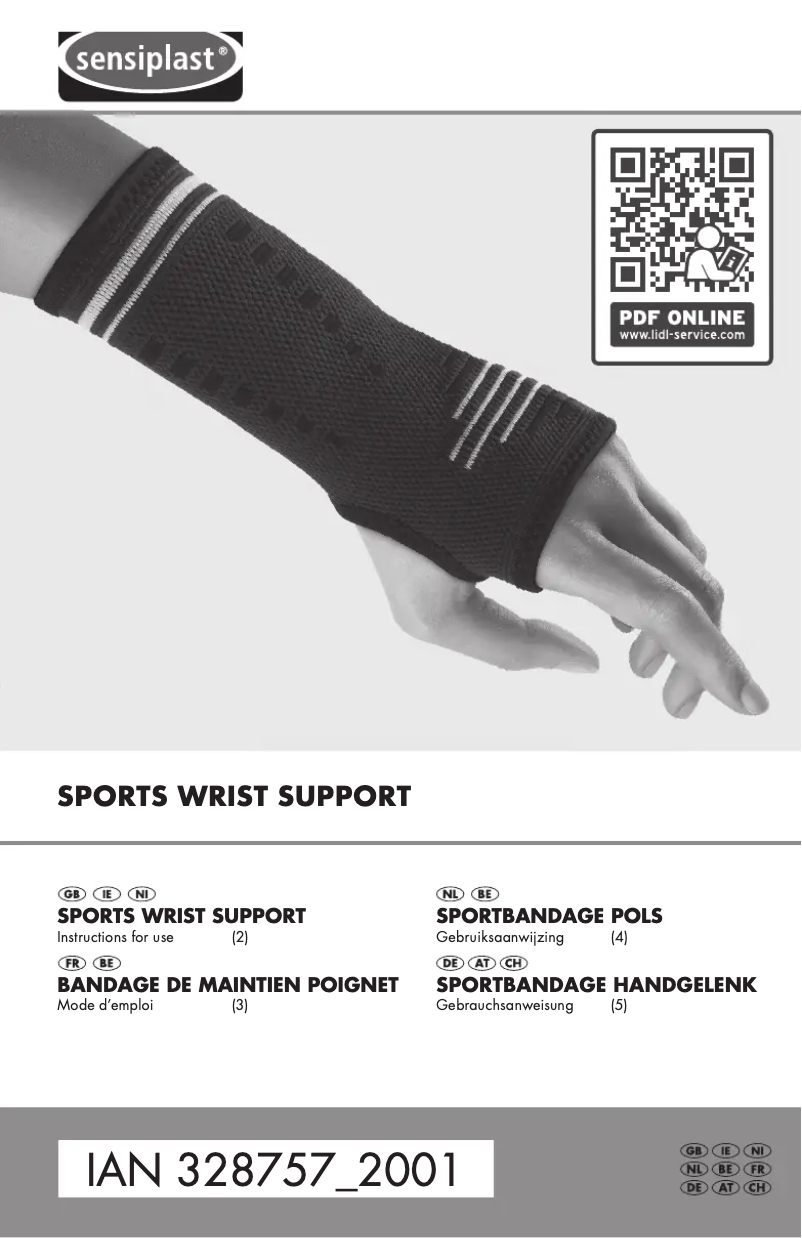 First page image of the manual for IAN 328757