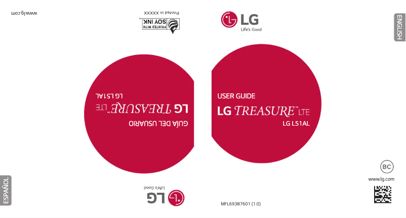 First page image of the manual for Treasure