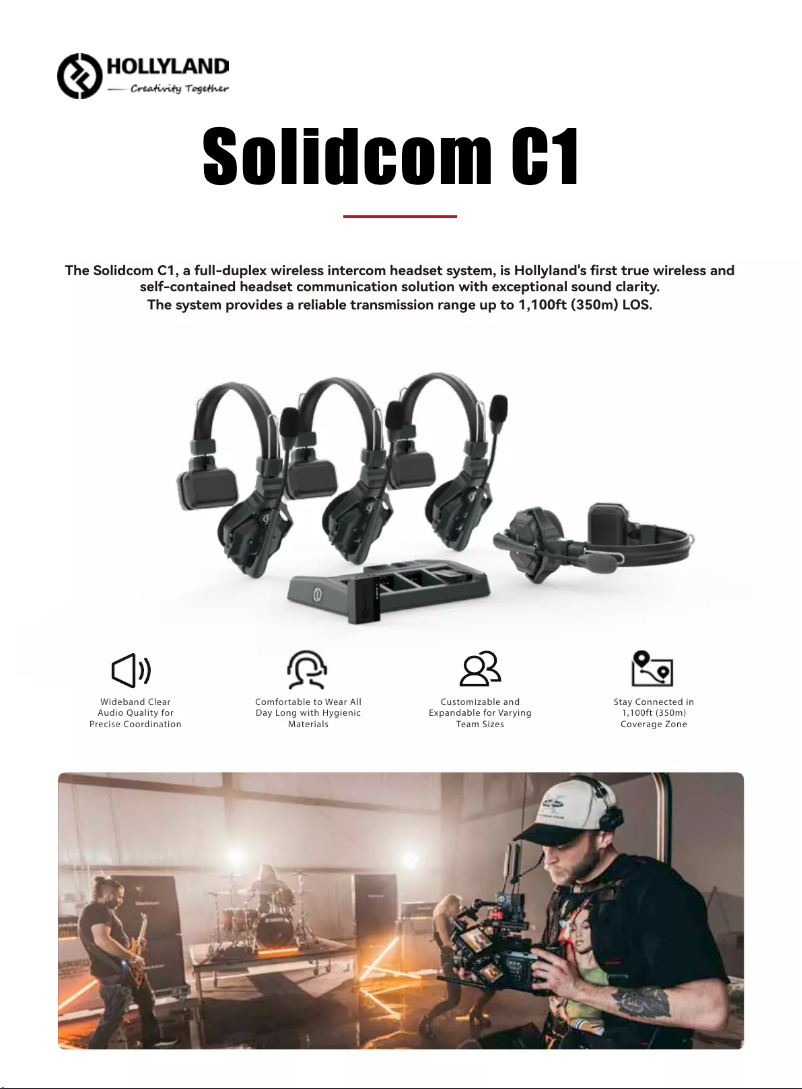 First page image of the manual for Solidcom C1