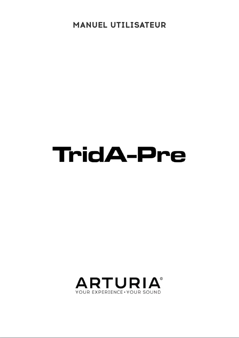 First page image of the manual for Pre Trida