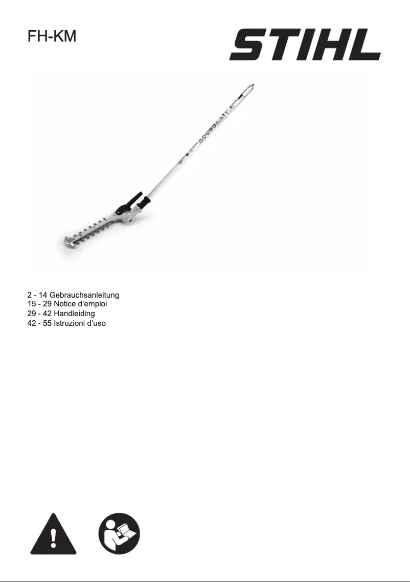 Page 1 of the manual User Manual Stihl FH-KM