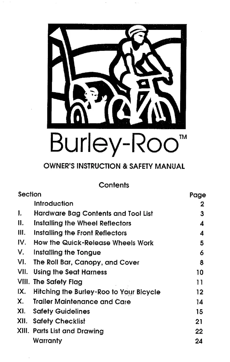 Page 1 of the manual User Manual Burley Roo