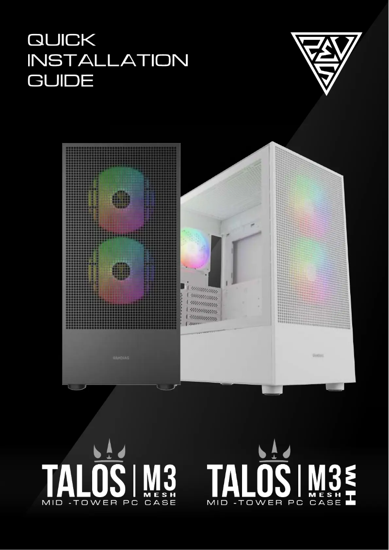 First page image of the manual for Talos M3 Mesh