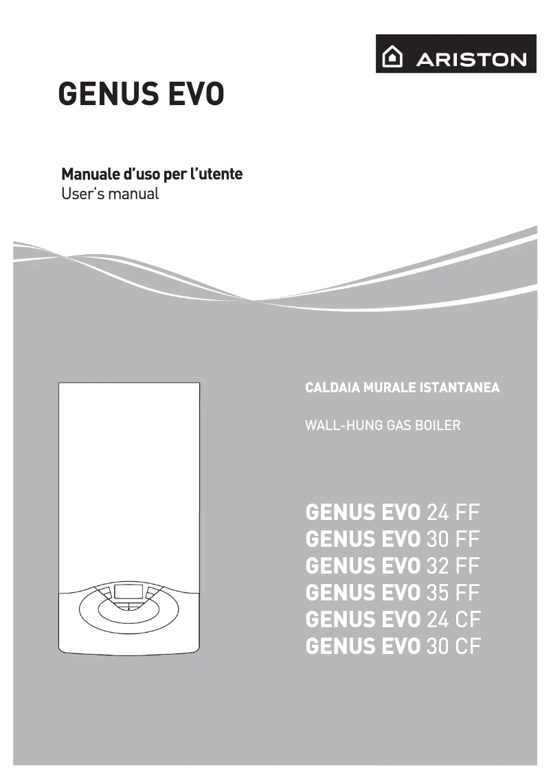 First page image of the manual for GENUS EVO 24 FF