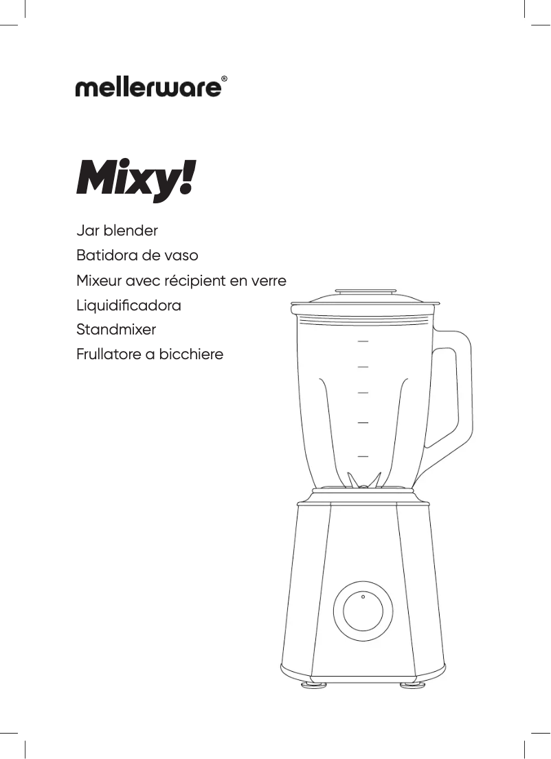First page image of the manual for Mixy!