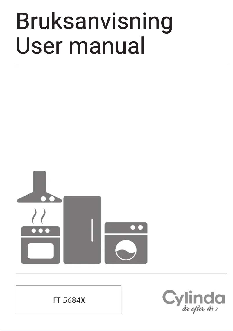 Page 1 of the manual User Manual Cylinda FT 5684X