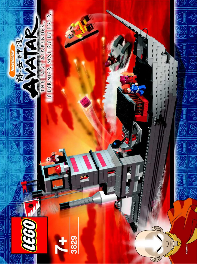Page 1 of the manual Visual Instructions Lego Avatar The Last Airbender 3829