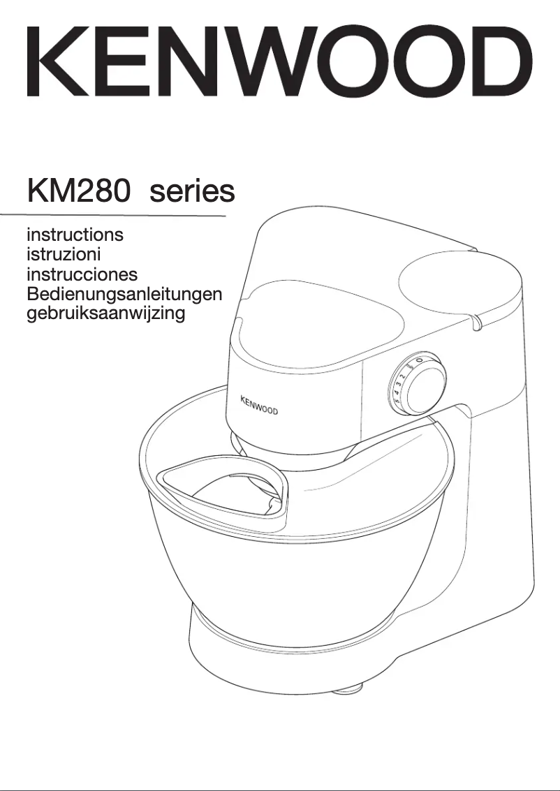 Page 1 of the manual User Manual Kenwood Prospero KM287