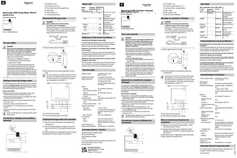 Page 1 of the manual User Manual Schneider MTN6600-0603