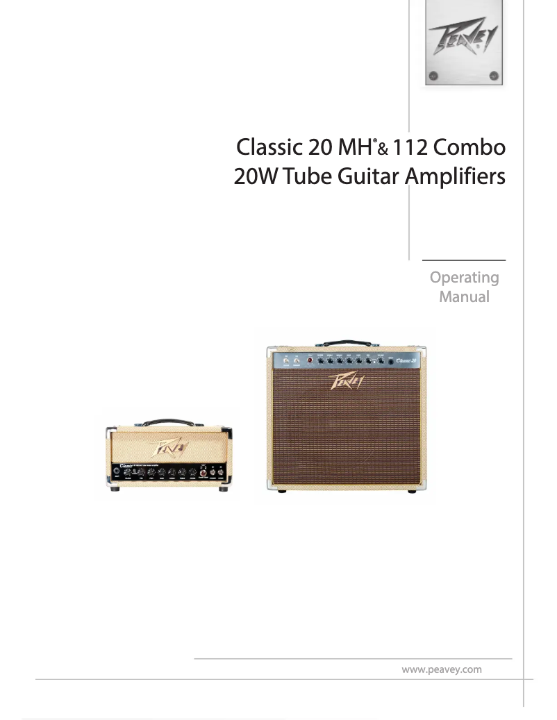 First page image of the manual for Classic 20