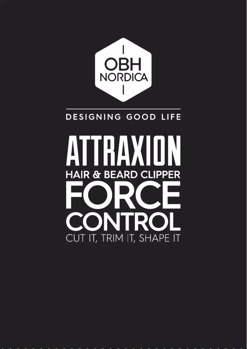 First page image of the manual for Attraxion Force