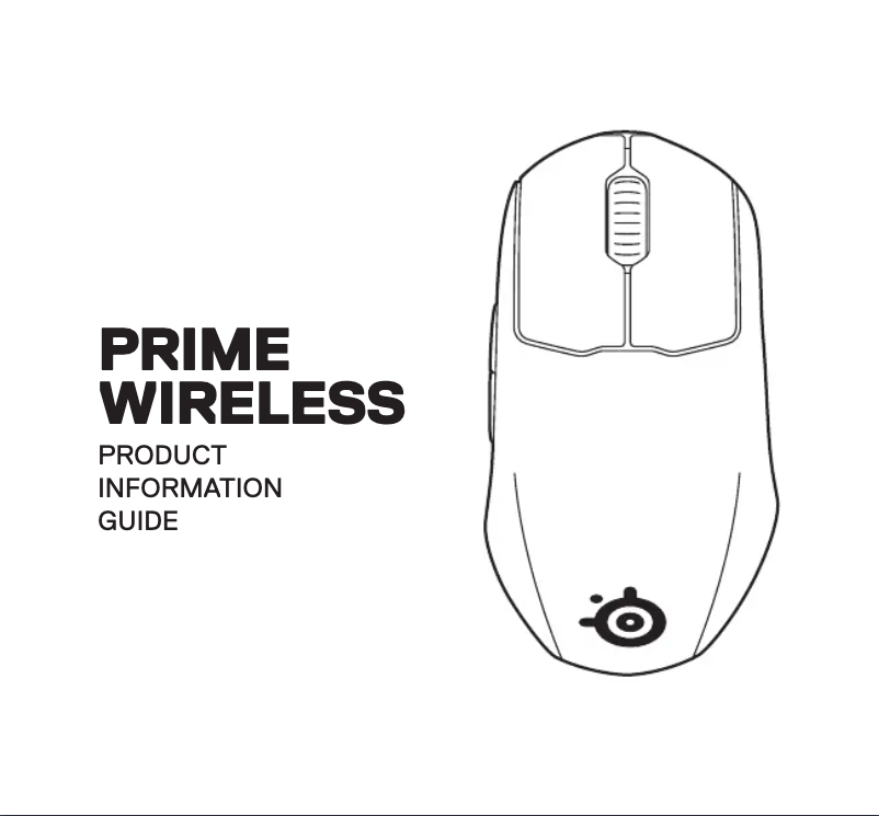 Page 1 of the manual User Manual Steelseries Prime Wireless