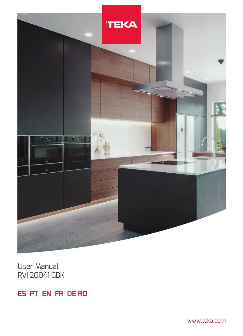 Page 1 of the manual User Manual Teka RVI 20041