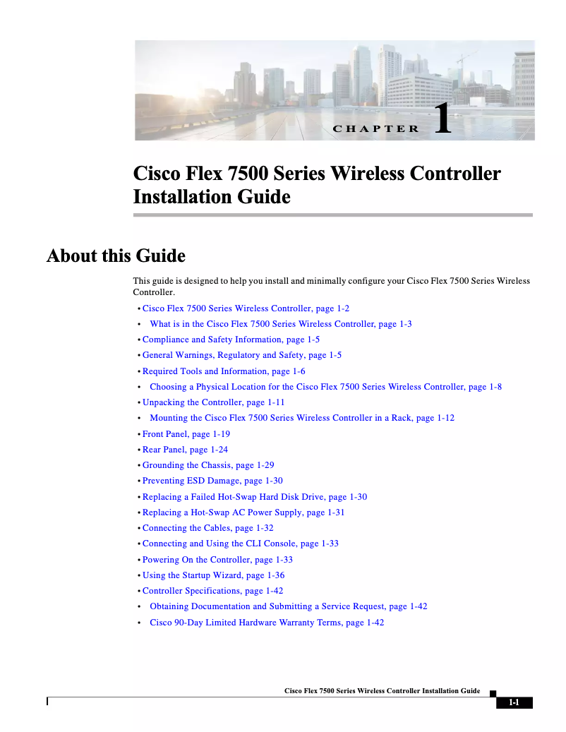 Image de la première page du manuel de l'appareil Flex CT7510