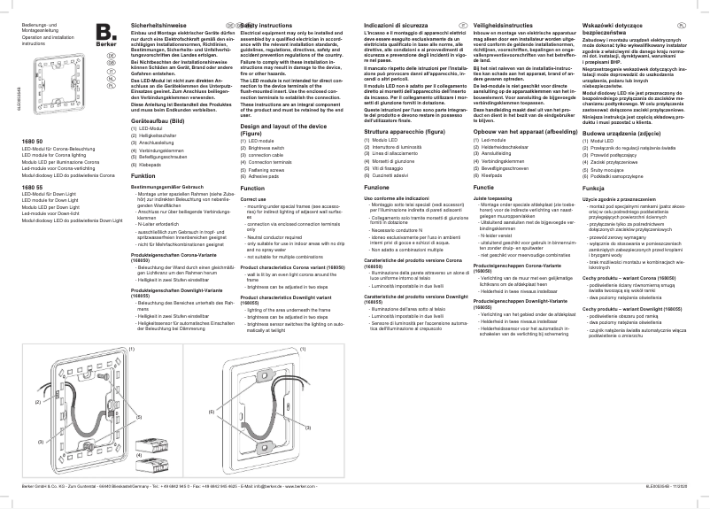 First page image of the manual for 168055
