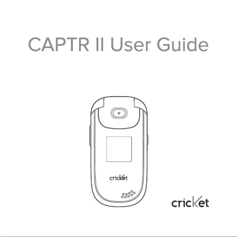 Page 1 of the manual User Manual ZTE CAPTR II Cricket