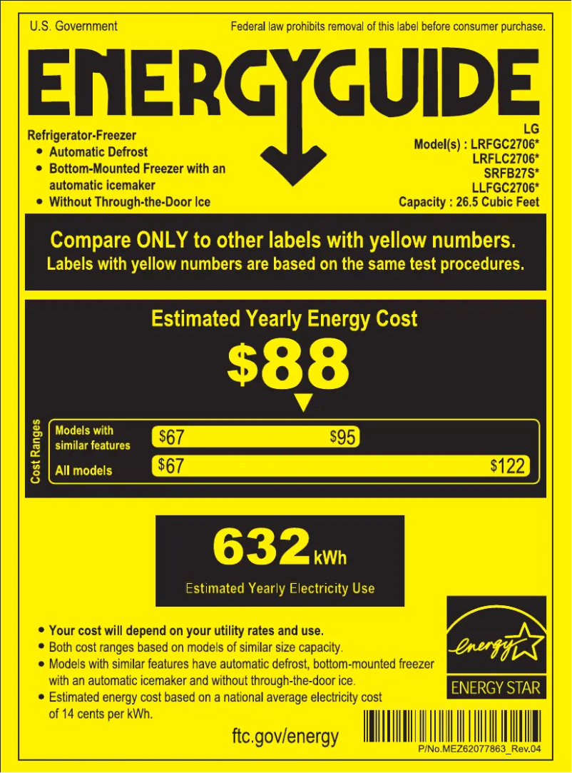 First page image of the manual for SRFB27S3