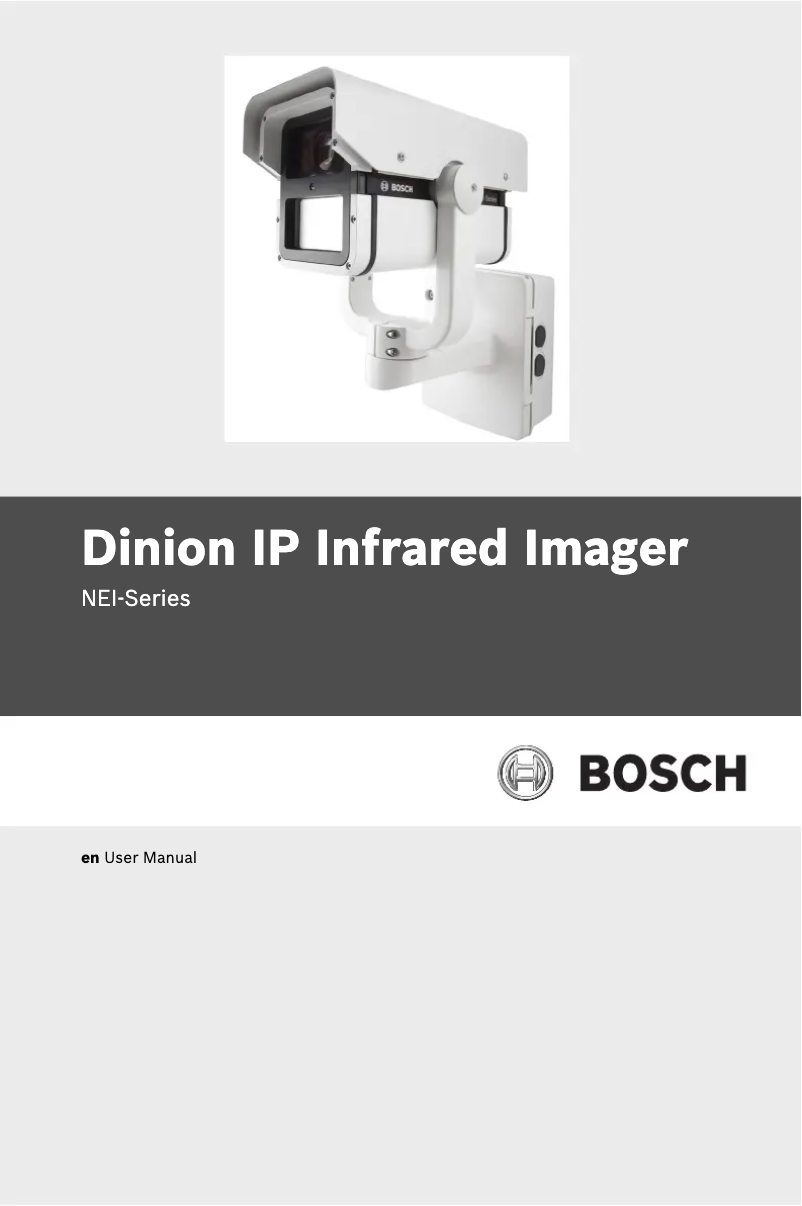 First page image of the manual for DINION IP NEI-308V05