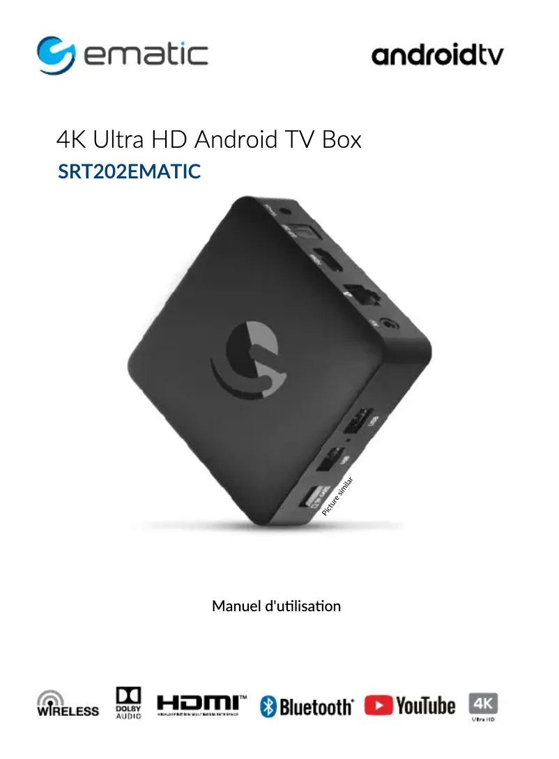 First page image of the manual for SRT 202 EMATIC