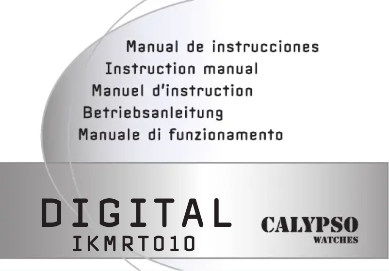 Page 1 of the manual User Manual Calypso K5601