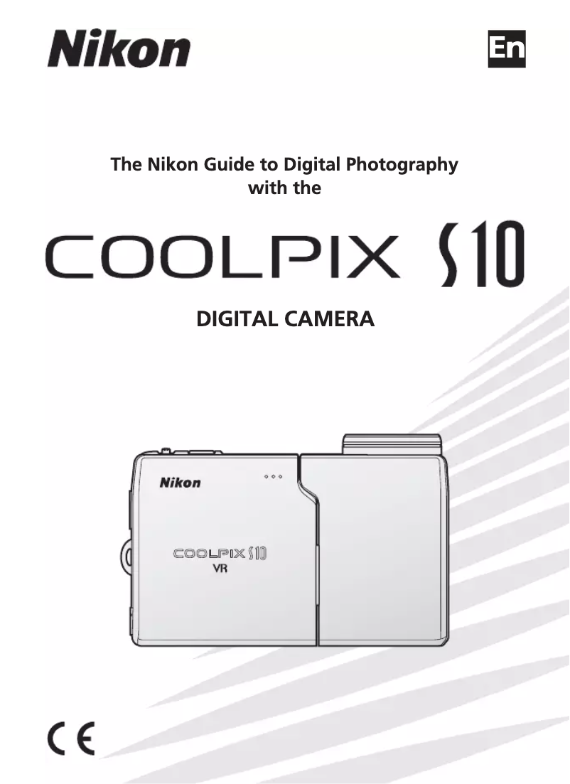 Page 1 of the manual User Manual Nikon Coolpix S10