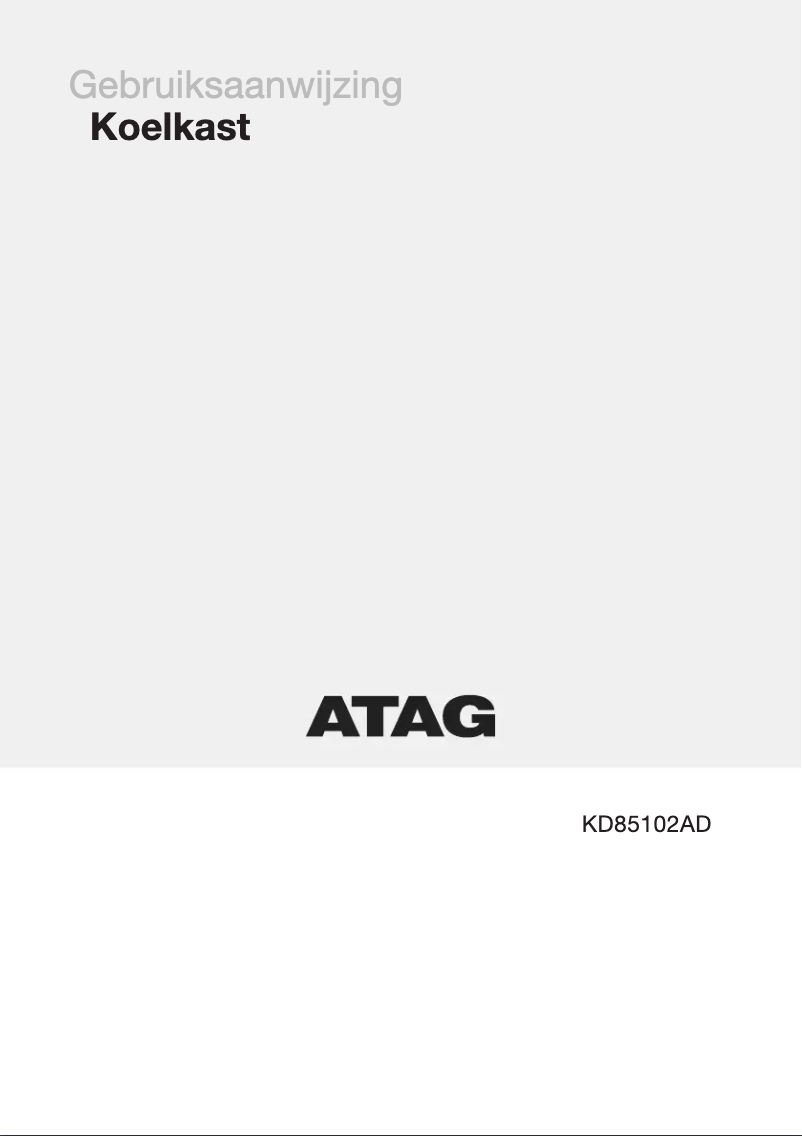 First page image of the manual for KD85102AD