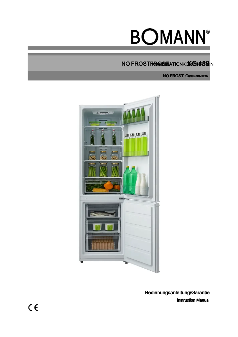 First page image of the manual for KG 189