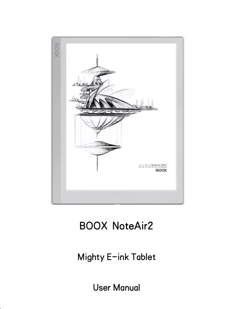 Page 1 of the manual User Manual Onyx Note Air 2 Plus