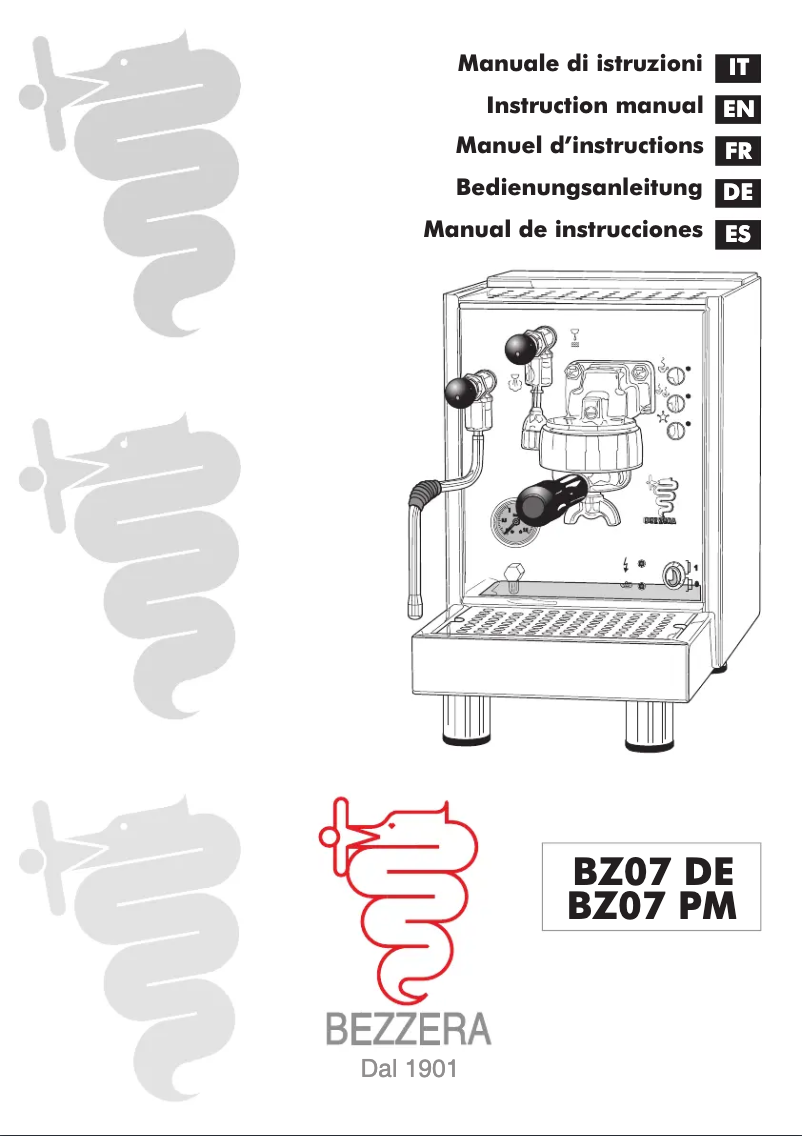 First page image of the manual for BZ07